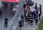 تيريزا ماي تصل إلى مقر البرج المحترق في لندن
