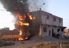 السيطرة على حريق نشب في 8 منازل بسوهاج