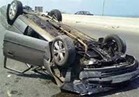 إصابة 4 مواطنين في انقلاب سيارة ملاكي بالفيوم