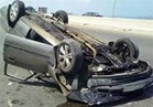 مصرع وإصابة 5 مواطنين في حادث انقلاب سيارة بقنا