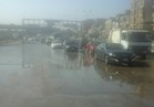 كثافات مرورية بالقاهرة.. وشلل مروري  بـ "الأوتوستراد" بسبب كسر ماسورة مياه