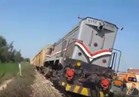 بالفيديو .. قطار دمنهور – دسوق الفرعي يخرج عن القضبان 