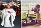 صور.. نيكول سابا تمارس رياضة ركوب الدراجات بعد جائزة الـ »بياف«