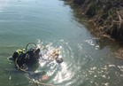 غرق فتاتين في نهر النيل أثناء تنظيف ملابسهما بمنشأة القناطر
