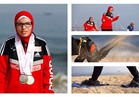 بالفيديو والصور.. مصريات يتحدون الطبيعة ويحولن الرمال إلى ذهب