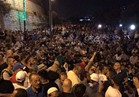 فيديو| الأمن الإسرائيلي يطلق قنابل الصوت والرصاص المطاطي على المعتصمين بباب الأسباط