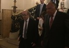 "شكري" يختتم زيارته لباريس بجلسة مباحثات مع وزير خارجية فرنسا