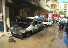إصابة 3 أشخاص في حريق سيارة بحي الهرم