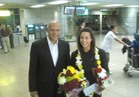 البطلة فريدة عثمان تعود إلى مصر بعد تتويجها ببرونزية العالم