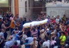 جنازة مهيبة لـ "أميني شرطه" بالمنوفية لفظا أنفاسهما على يد مسجلين خطر