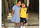 حفيدة غادة عبد الرازق وأبناء هند صبري و إيمي سالم في أول يوم دراسة |صور