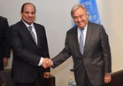 السيسي لسكرتير الأمم المتحدة: مصر تدعم الجهود الأممية لتحقيق السلم والأمن الدوليين