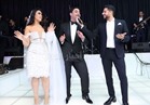 صور| حماقي وبوسي يتألقان بحفل زفاف «مصطفى وهونادة»