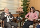 مكرم تبحث مع  وزير العدل تنظيم جهود  الكيانات المصرية بالخارج 