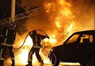   مسلحون يشعلون النار في  5 سيارات نقل أسمنت  بوسط سيناء